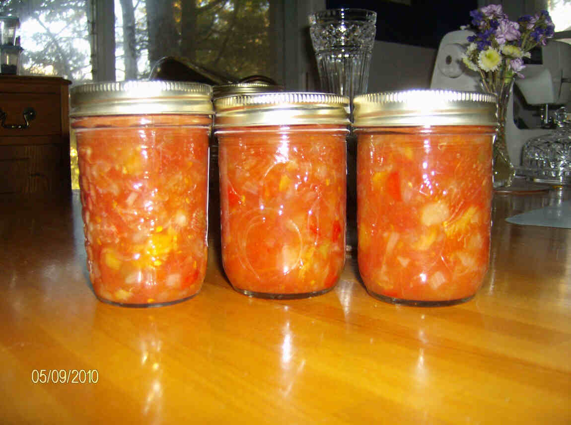 Putting Away the Harvest Fruit Relish from Fletchington Farms!